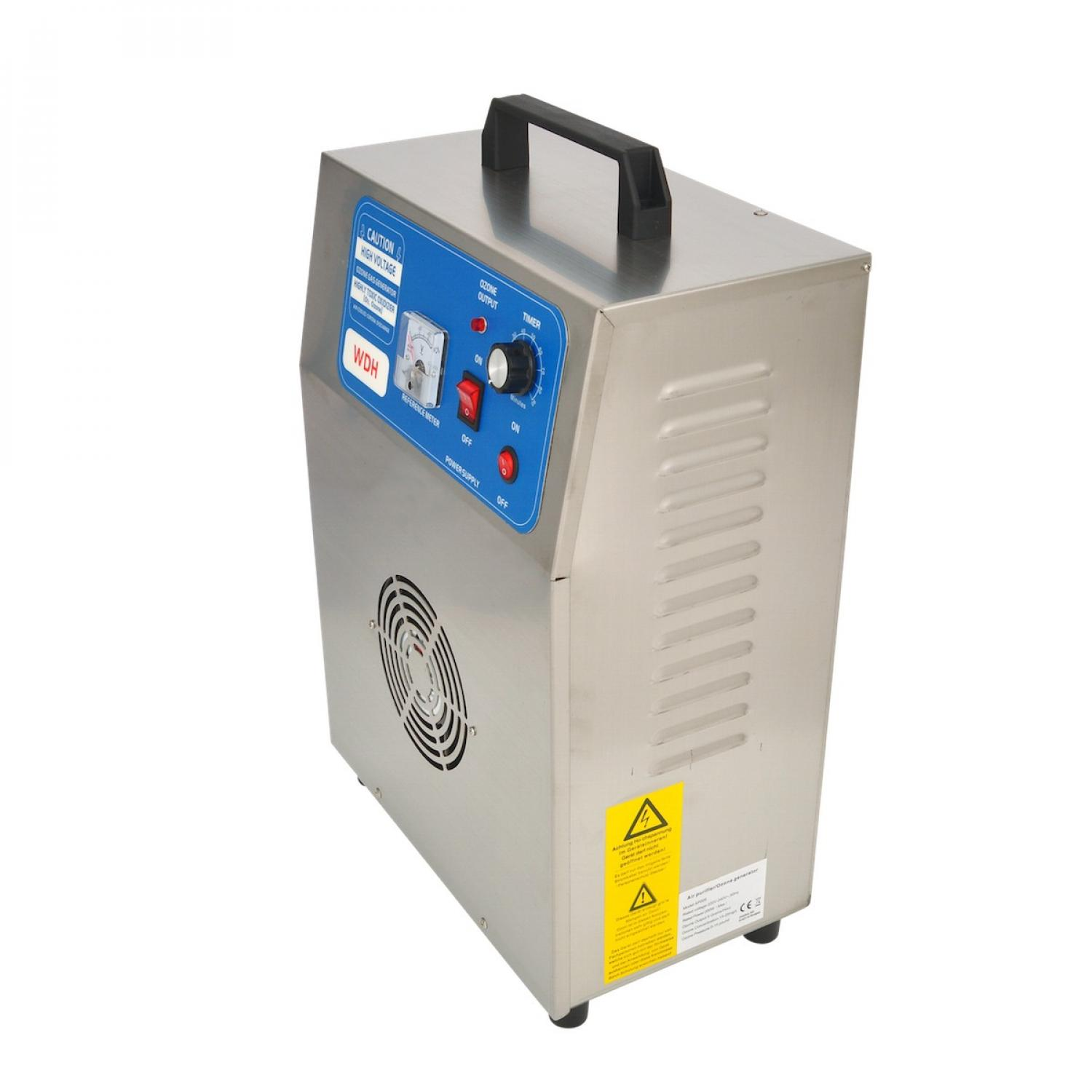 WDH Für Profis: WDH-AP005 Ozongenerator Silber (130 Watt, Raumgröße: 100 m²)
