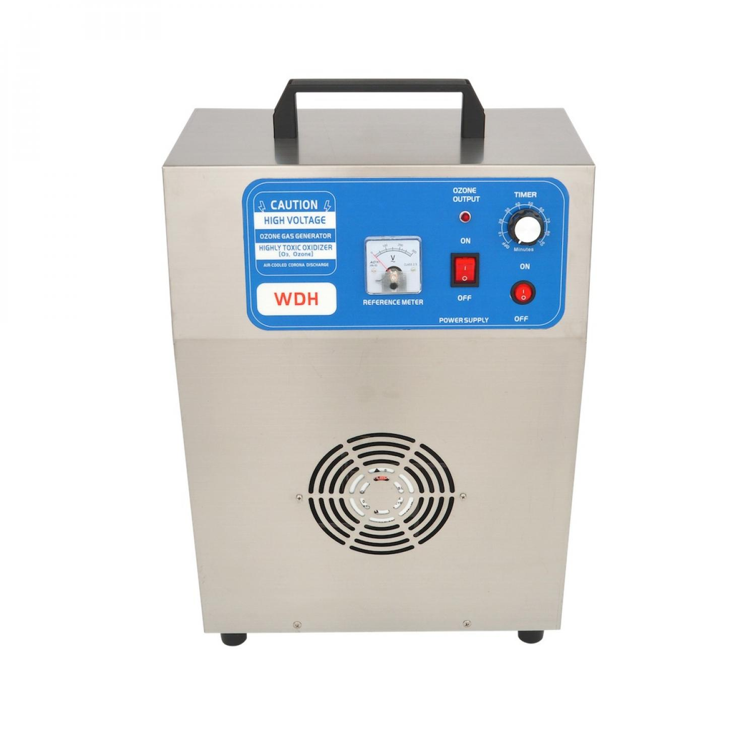 WDH Für Profis: WDH-AP005 Ozongenerator Silber (130 Watt, Raumgröße: 100 m²)