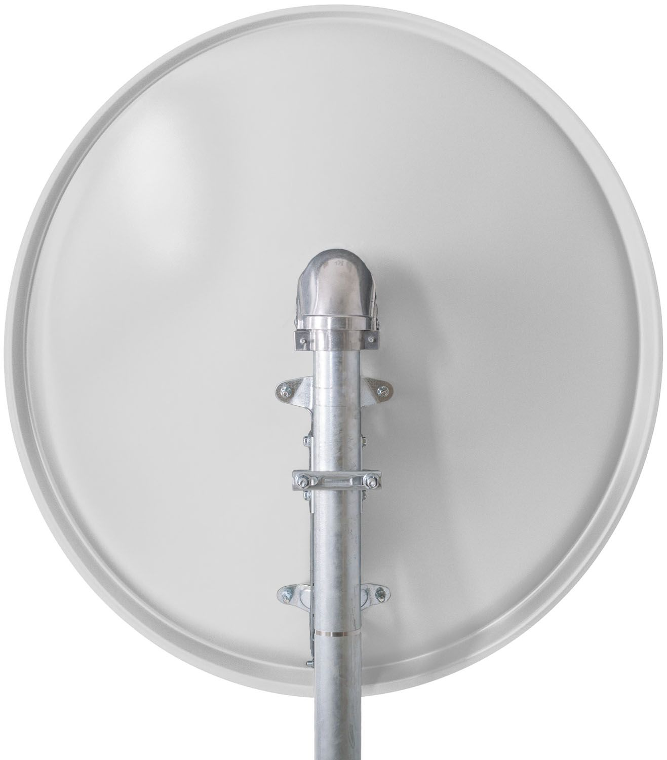 Nedis Muurbeugel Voor Satellietschotel - Afstand Tot De Muur: 90 Mm Diameter Klem 32 42 Mm Staal Zilver