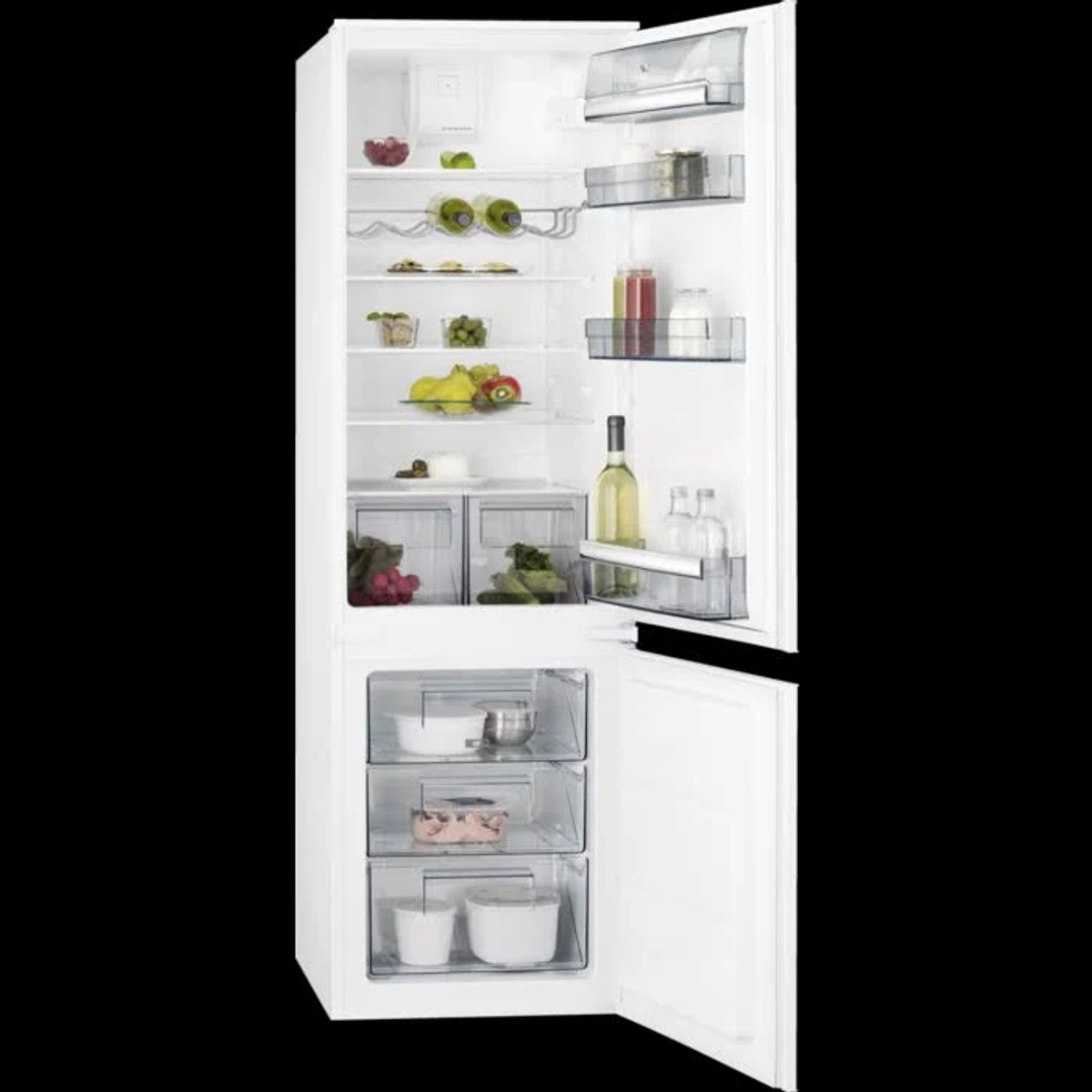 Una ficha de información del producto, con texto en español. La ficha es sobre aparatos de refrigeración.