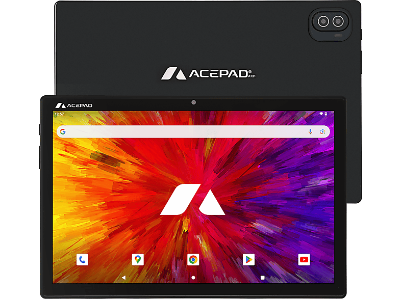 ACEPAD A131, 14GB RAM, LTE, Octa-Core, Tablet, 128 GB, 10,1 Zoll, Schwarz