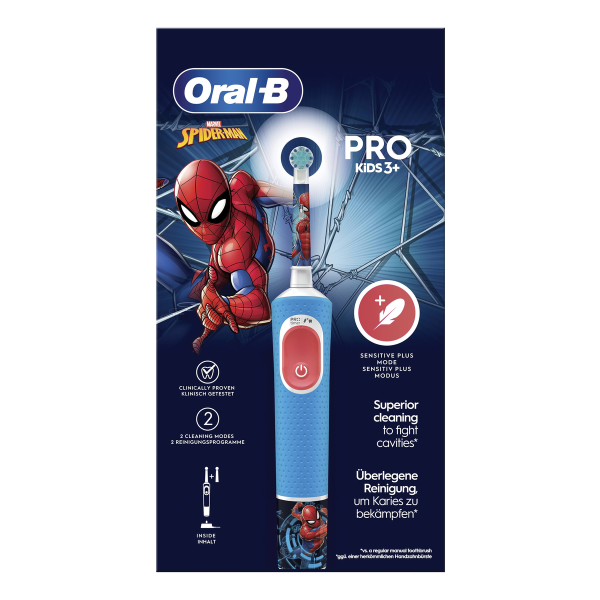 Cepillo eléctrico - ORAL-B QOG-Ora-73659, 2 velocidades, Azul, Blanco