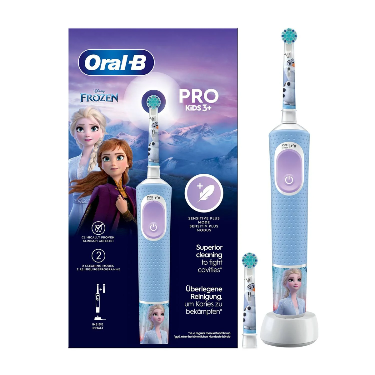 Szczoteczka elektryczna ORAL-B Pro Kids Jasny Niebieski