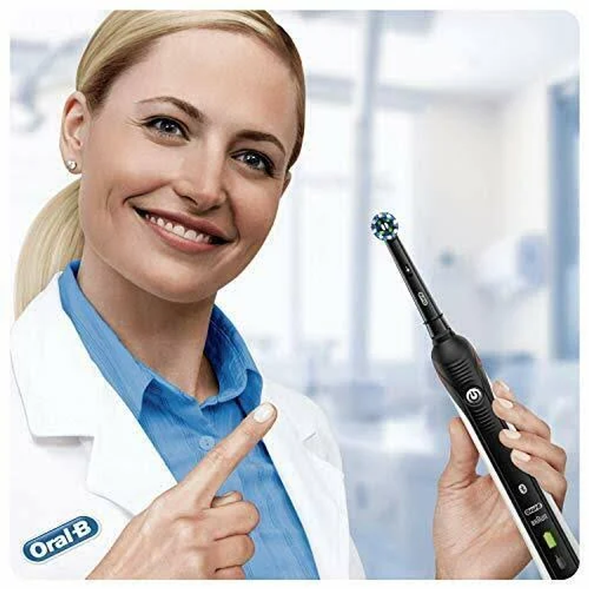Szczoteczka elektryczna ORAL-B SmartSeries Smart 4 4500 Black Edition Czarny