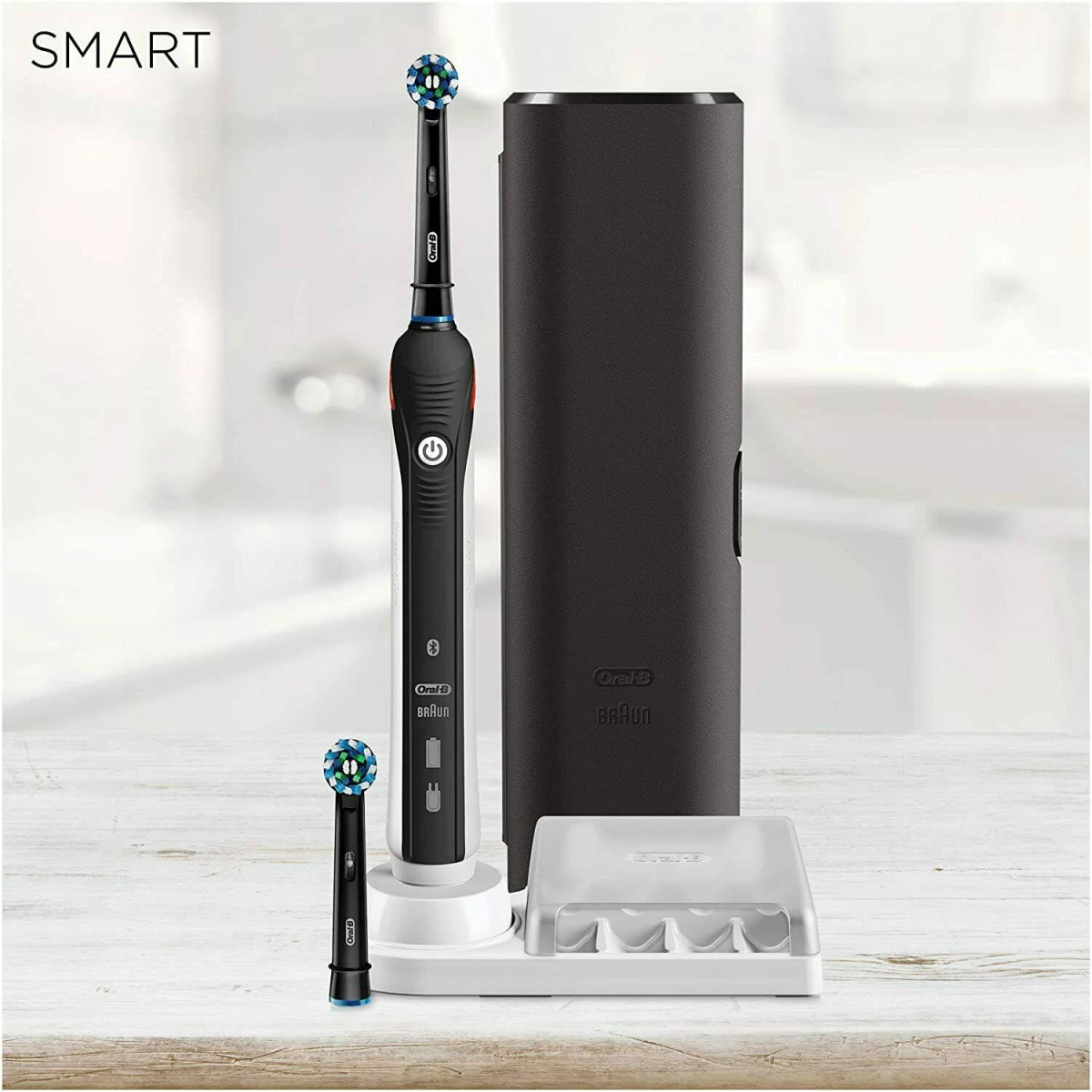 Szczoteczka elektryczna ORAL-B SmartSeries Smart 4 4500 Black Edition Czarny