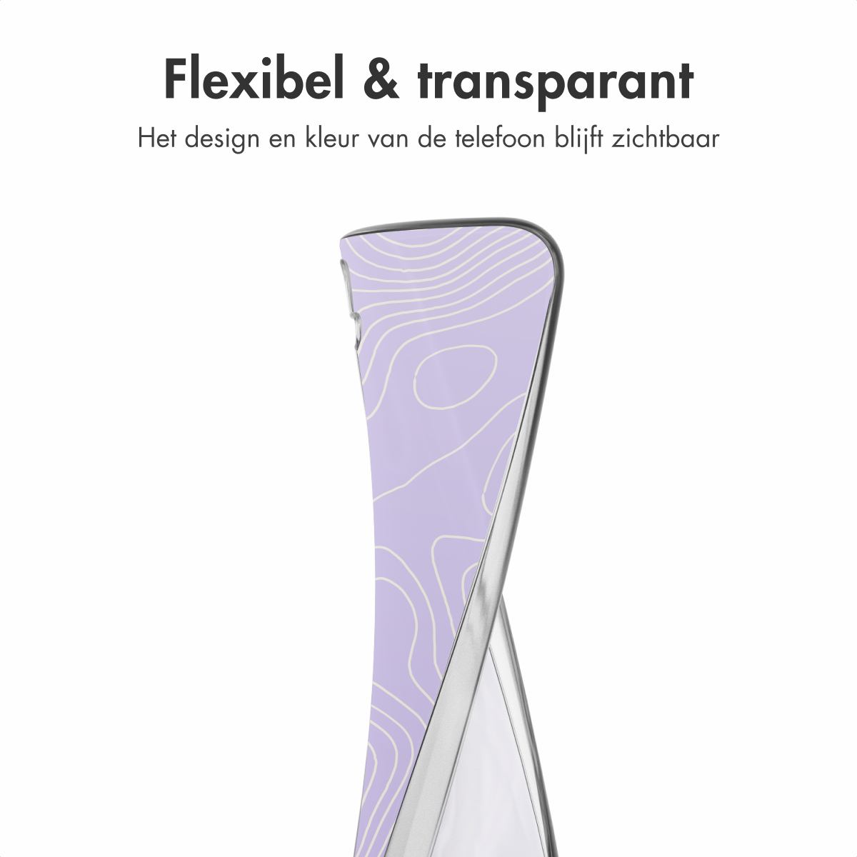 Un telefono e una custodia per telefono con fiori.