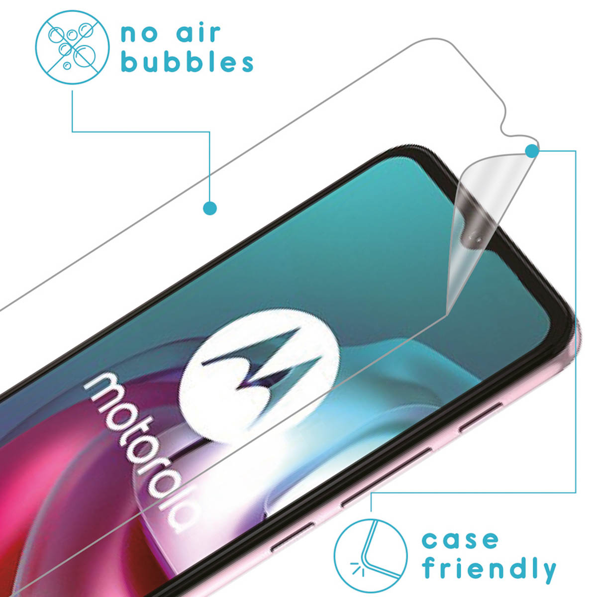 Pellicola per Motorola One Vision Prottetiva Protezione Vista 4 modi dipos