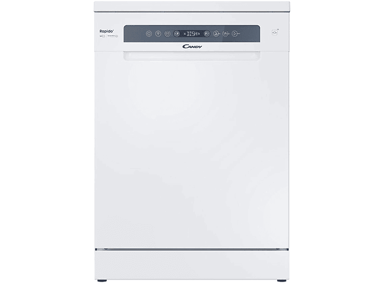 CANDY RapidÓ CF 4C6F0W RapidÓ Spülmaschinen (freistehend, 597 mm breit, 46 dB (A), C)