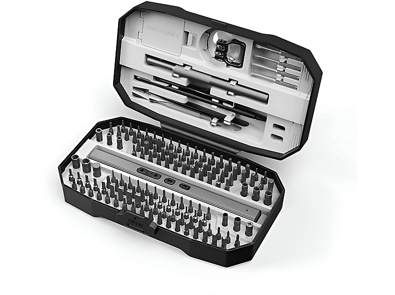 Senris Schlitz-Schraubendreher Bits 12-teilig - 6,35mm Sechskant, Magnetisch, Für Akku- & Luftschrauber (1,6-7mm)