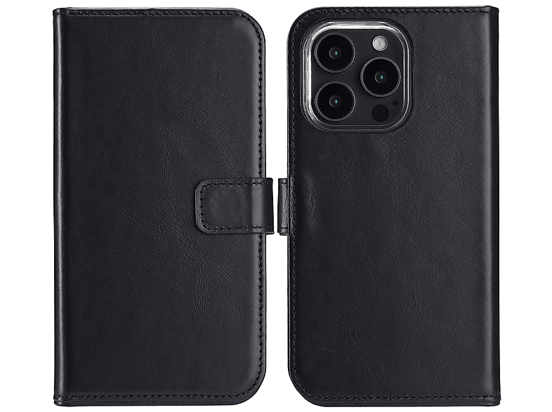 Custodia Portafoglio In Pelle PU Per Ulefone Power Armor 16 Pro - Con Chiusura Magnetica E Slot Per Carte (Nero) - 3