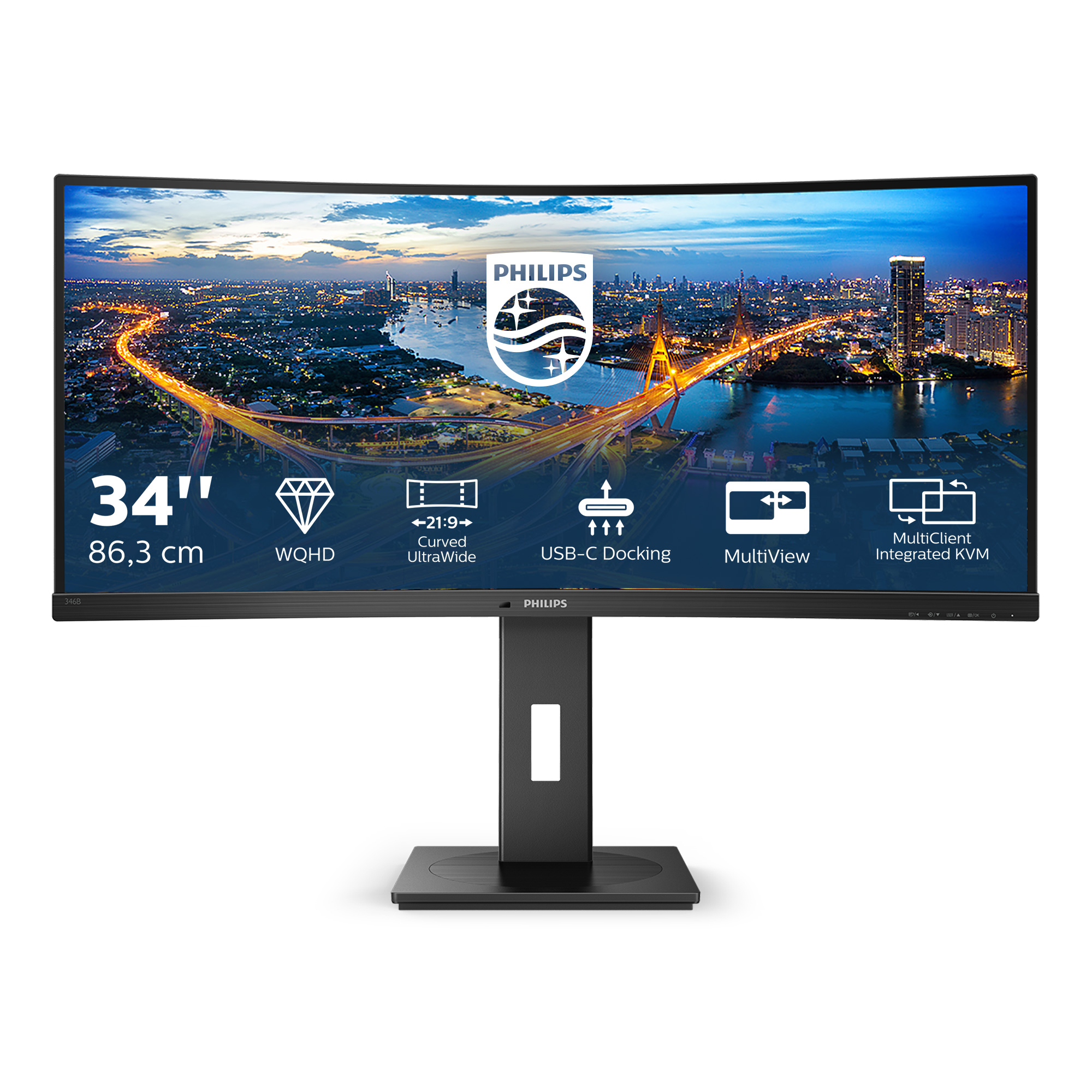 PHILIPS Philips 346B1C | 34 inch - 3440 x 1440 (WQHD) - VA