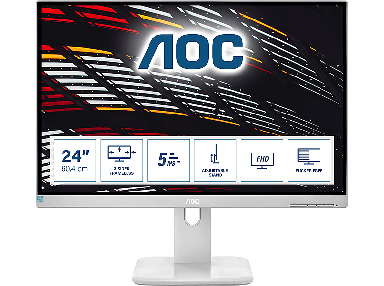 Monitor - AOC AOC 24P1/GR 23,8" LED IPS FullHD 60Hz Gris