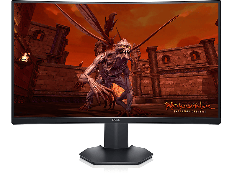 Monitor - DELL DELL S Series 27" LCD FullHD 144Hz G-SYNC Compatible/FreeSync Premium Curva Negro