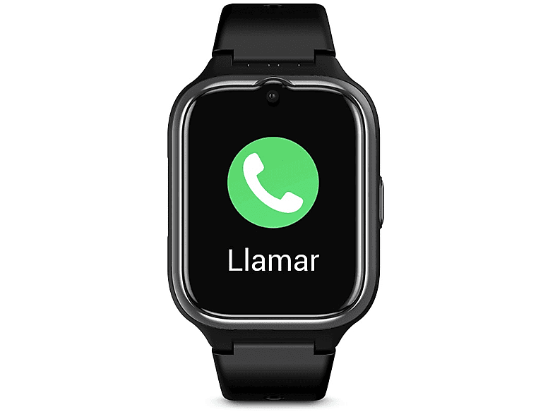 SPC Smartee 4G Senior Senioren Smartwatch silicone, Schwarz