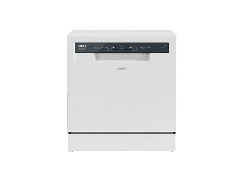 CANDY RapidÓ CP 8F9FFW RapidÓ Spülmaschinen (freistehend (Besteckkorb, 550 mm breit, 49 dB (A), F)