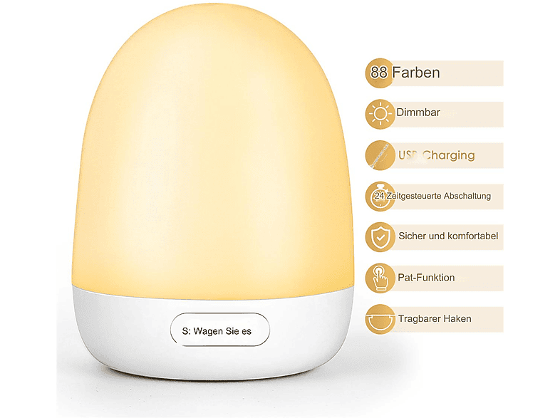 Fafeicy LED-Schreibtischlampe Mit Schwanenhals – 3 Lichtfarben, Dimmbar, USB-betrieben