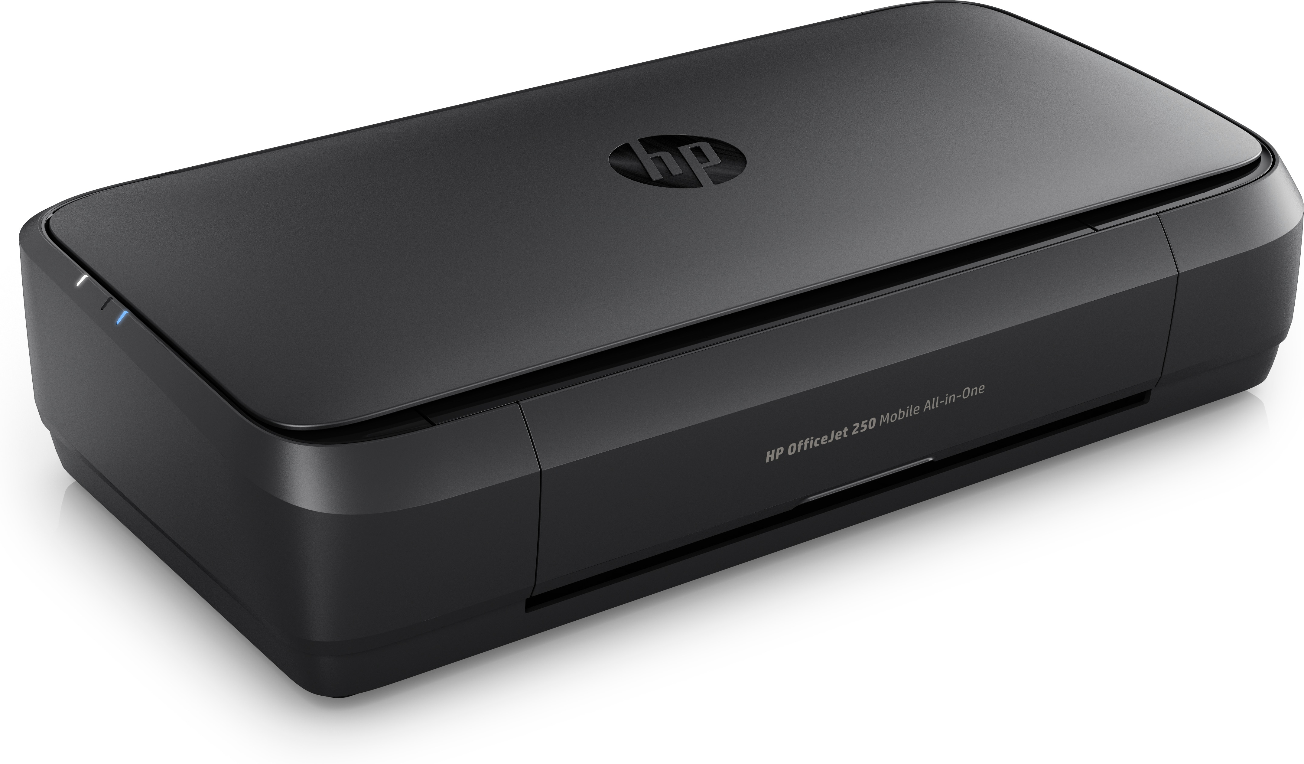 Czarna drukarka HP OfficeJet 250 Mobile All-in-One.