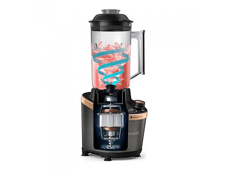 PHILIPS HR3770/00 Dual Chef Meyve Sıkacağı 1500 W Blender Siyah