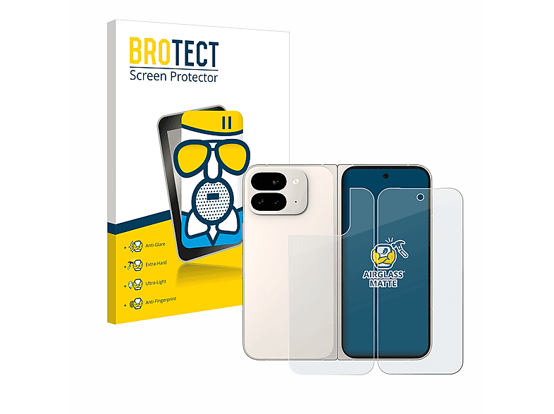 Brotect Pellicola Protettiva Per Google Pixel 4a (2 Pezzi) – HD Clear, Anti-Impronta, Antigraffio – Made In Germany - 6