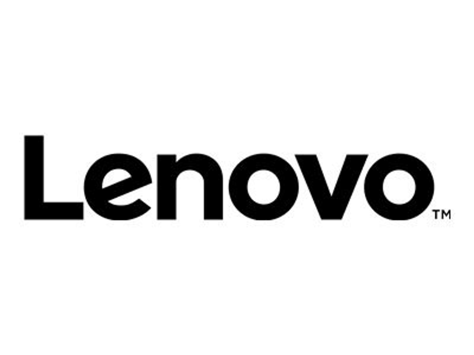 El logotipo de Lenovo en letras negras y negritas sobre fondo blanco.