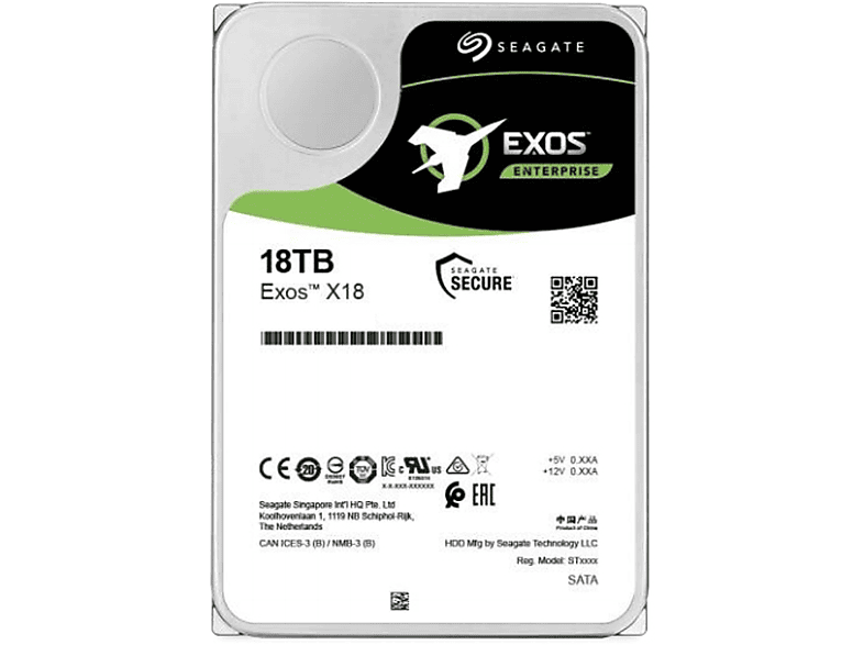 Disco duro interno 18 TB - SEAGATE ST18000NM004J