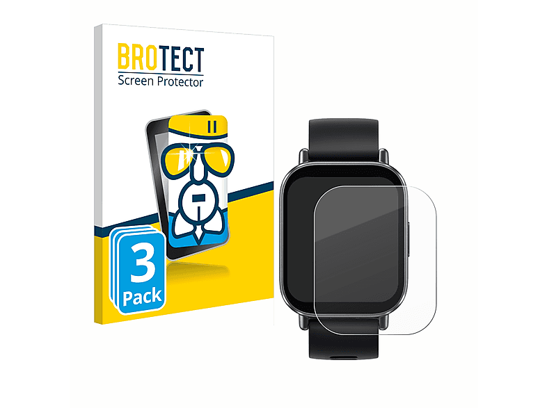 BROTECT Schutzglas Für Smartwatch T98 2,04 Zoll – Kratzfest 9H, Anti-Fingerprint, Made In Germany