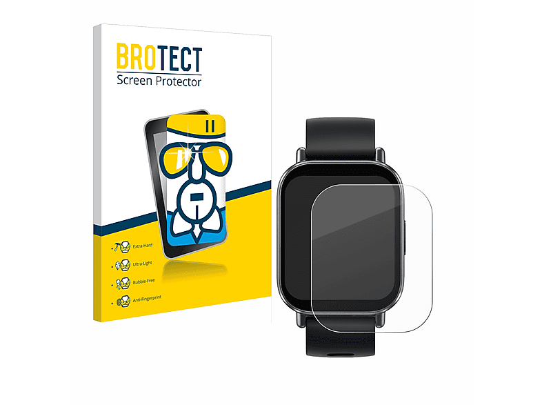 BROTECT Schutzglas Panzer Folie Glas klar Schutzfolie (für Xiaomi Redmi Watch 5 Active)
