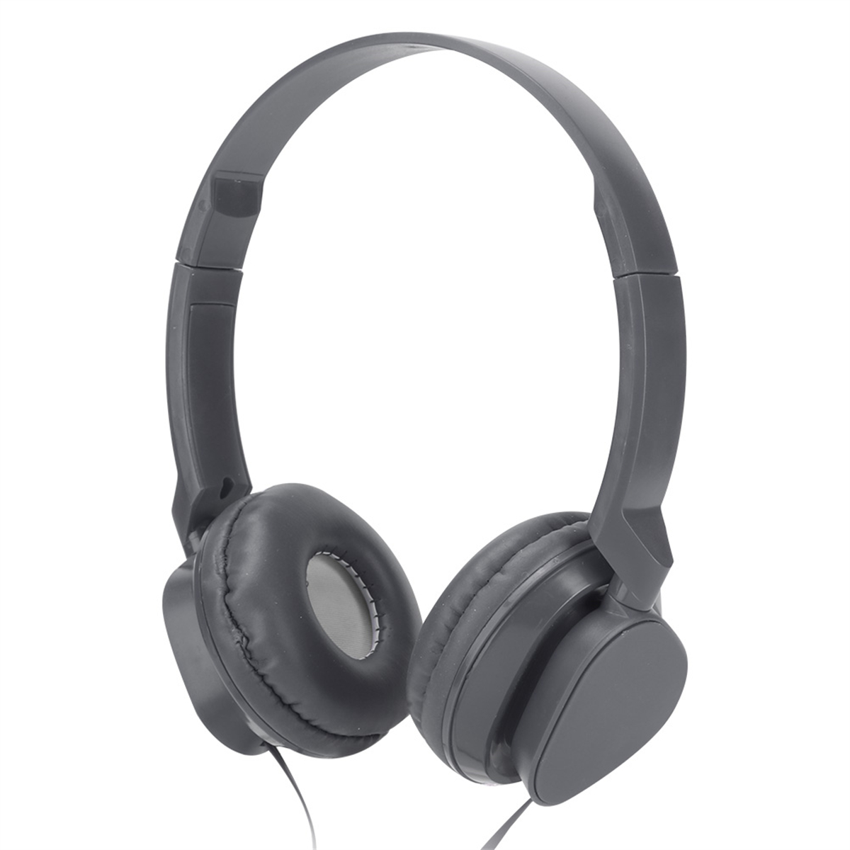 Graue Over-Ear-Kopfhörer mit schlichtem Design.