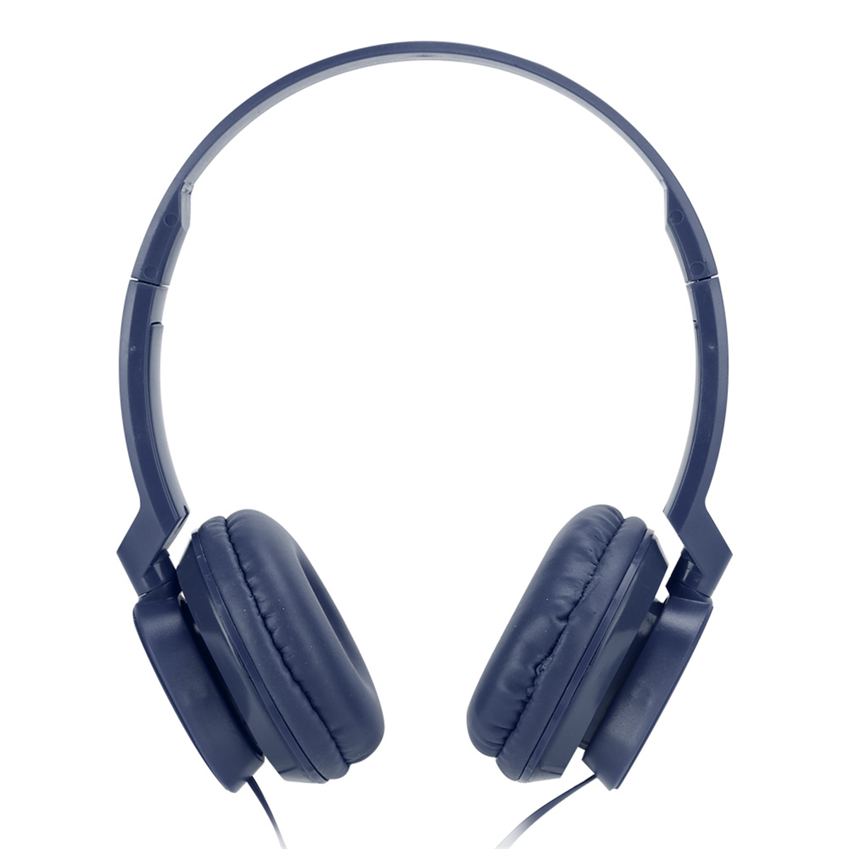 Over-Ear-Kopfhörer, blau mit schwarzem Kabel.