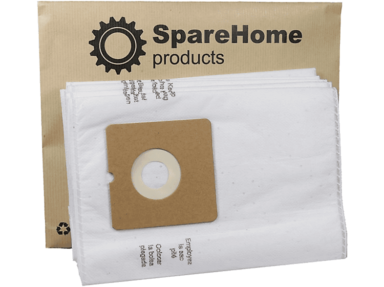 PakTrade 10 Premium Vacuum Cleaner Bags for Moulinex Gimini C EP 1, 2