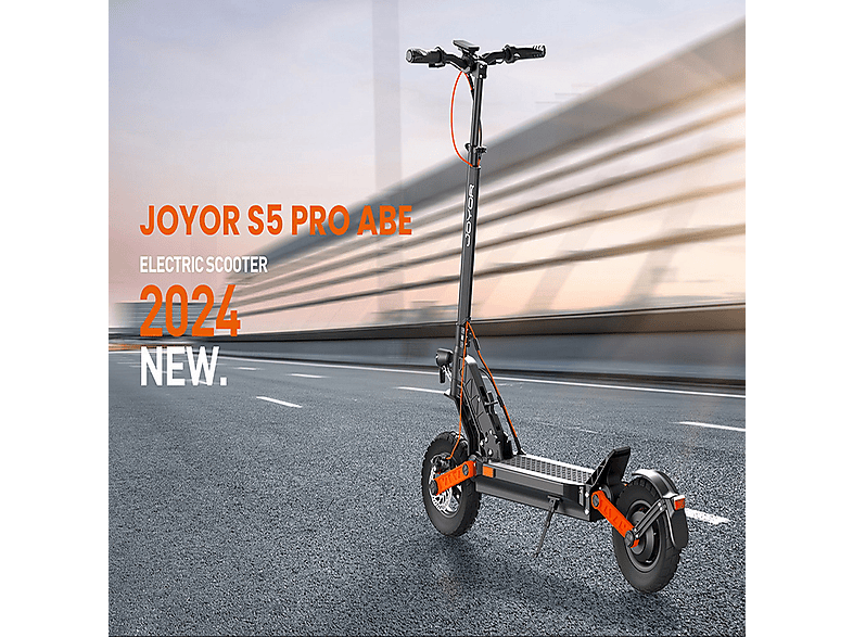 JOYOR S5-Pro Monopattino Électrique Tout-Terrain 500W – Batterie 48V 26AH, Jusqu'à 90km D'Autonomie, Homologué ABE