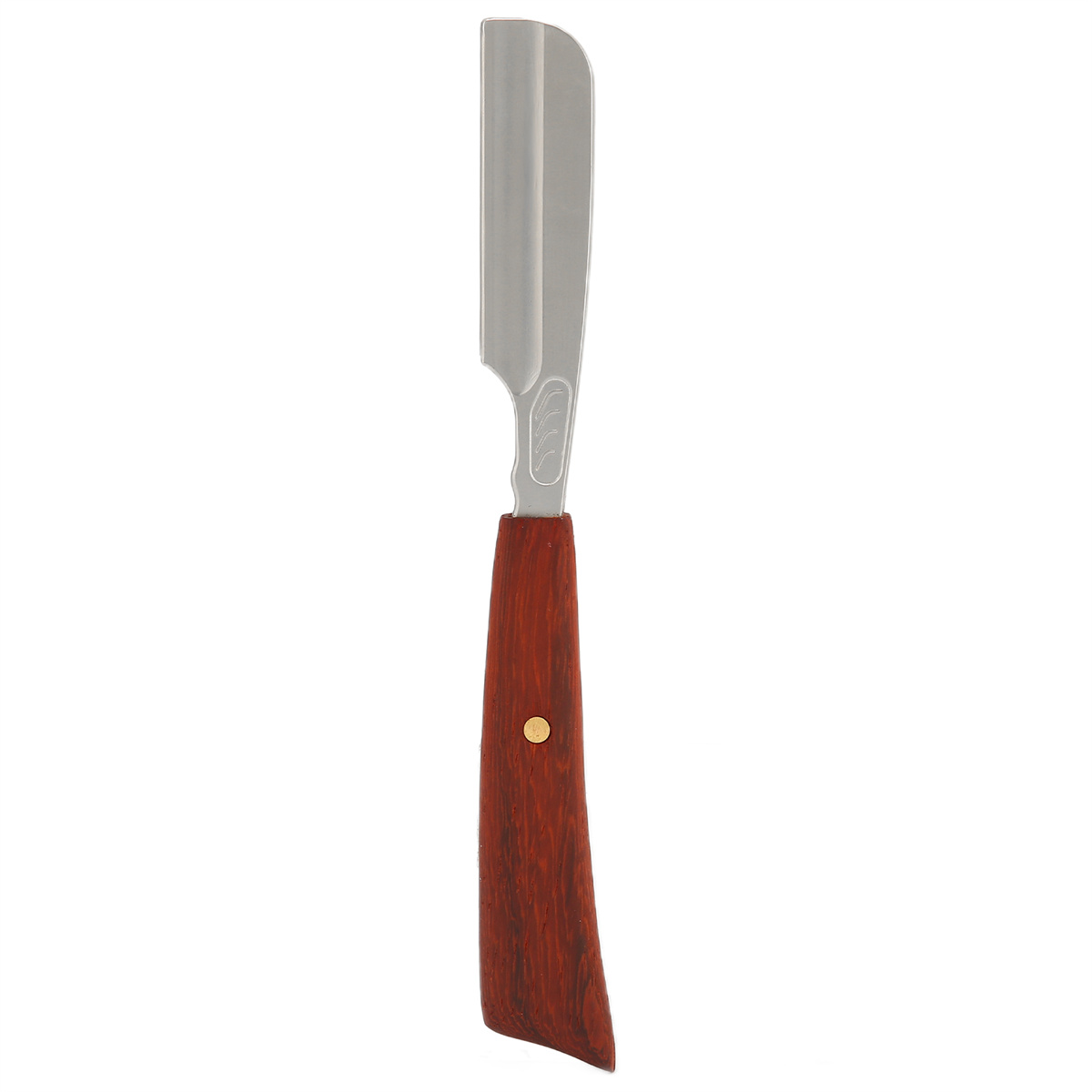 Ein Rasiermesser mit Holzgriff.