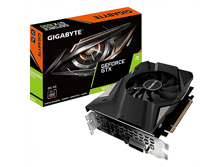 GIGABYTE GeForce GTX 1650 D6 OC 4G (rev. 4.0) (NVIDIA, Grafikkarte)