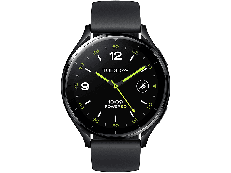 XIAOMI Watch 2 TPU Strap Smartwatch Aluminiumlegierung Thermoplastisches Polyurethan, 20 mm, Black