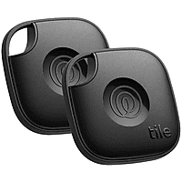 MediaMarkt TILE Mate (2024) Bluetooth Tracker, Item Locator voor sleutels, tassen en meer. 2 stuks (zwart/wit) Bluetooth tracker Zwart aanbieding