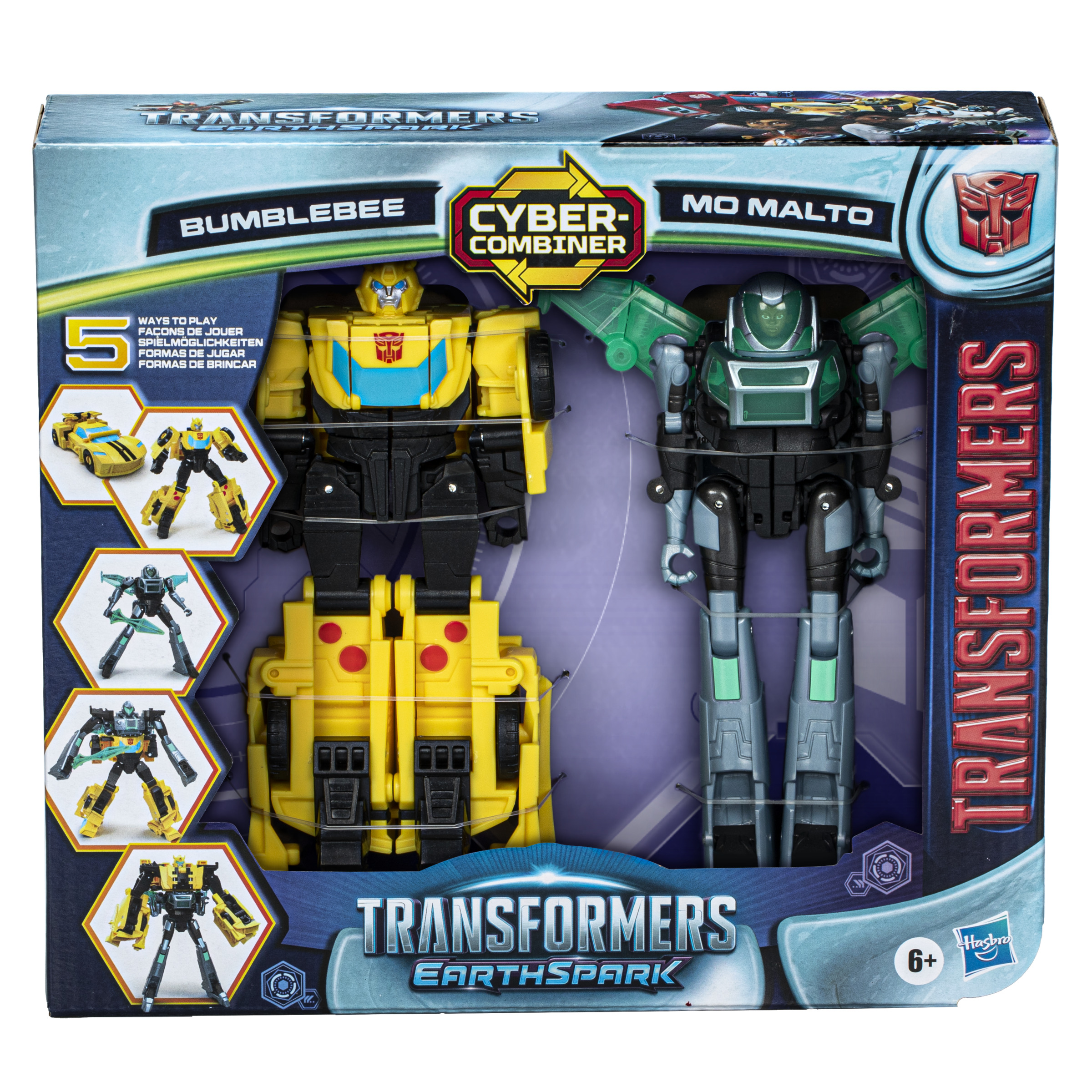 Figura Transformers EarthSpark Cyber-Combiner Terran Bumblebee
