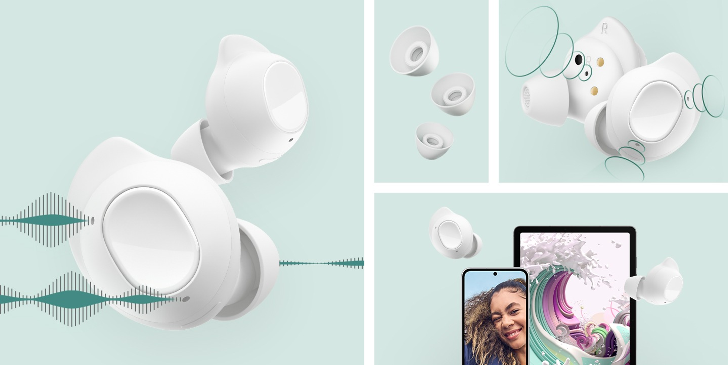 SAMSUNG BUDS FE AURICOLARI WIRELESS, GRAPHITE