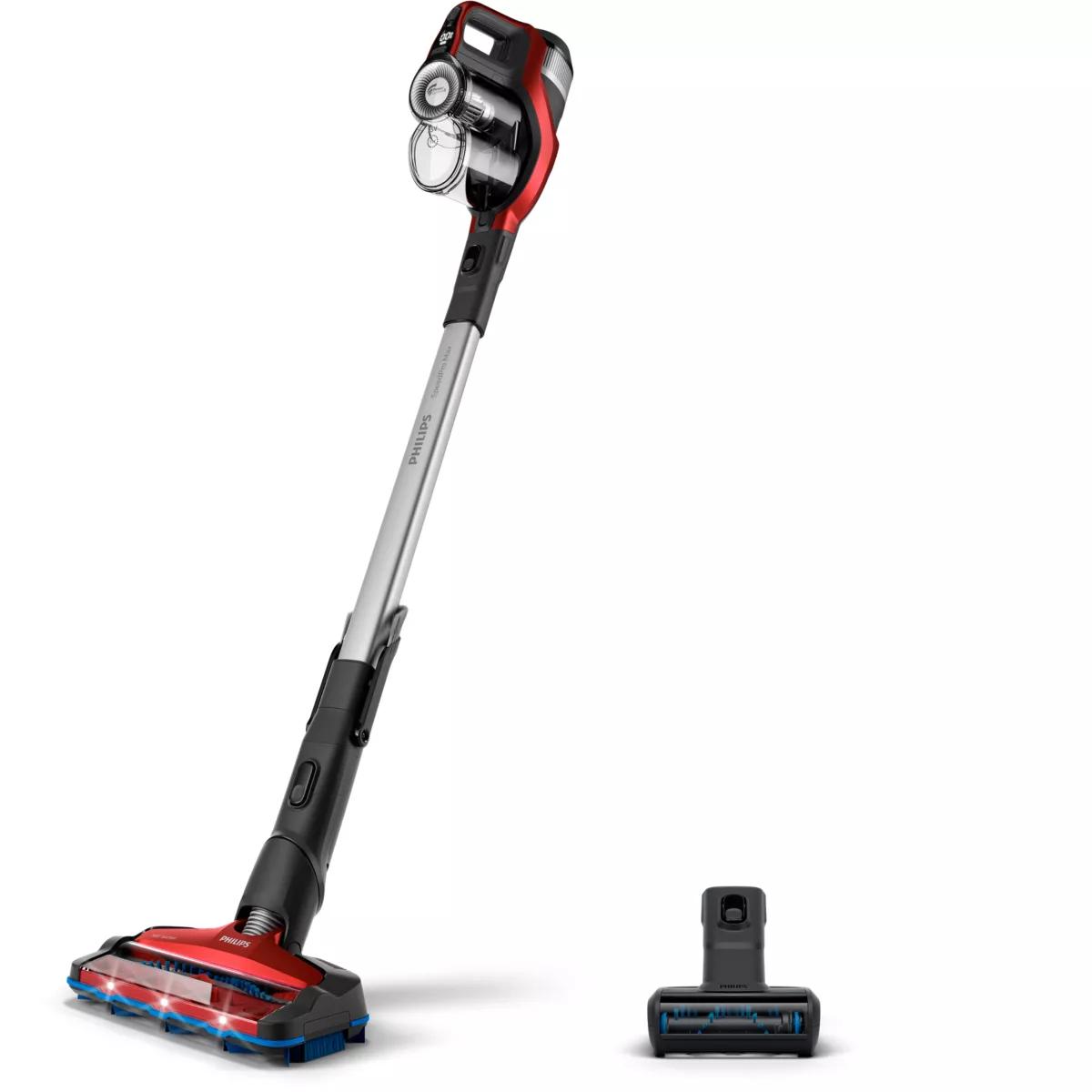 PHILIPS SpeedPro Max XC7043/01 25.2 V Şarjlı Dikey Süpürge Siyah-Kırmızı
