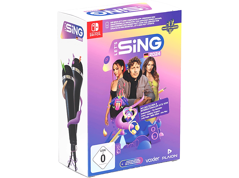 SW LETS SING 2024 GERMAN VERSION [+ 2 MICS] - [Nintendo Switch]