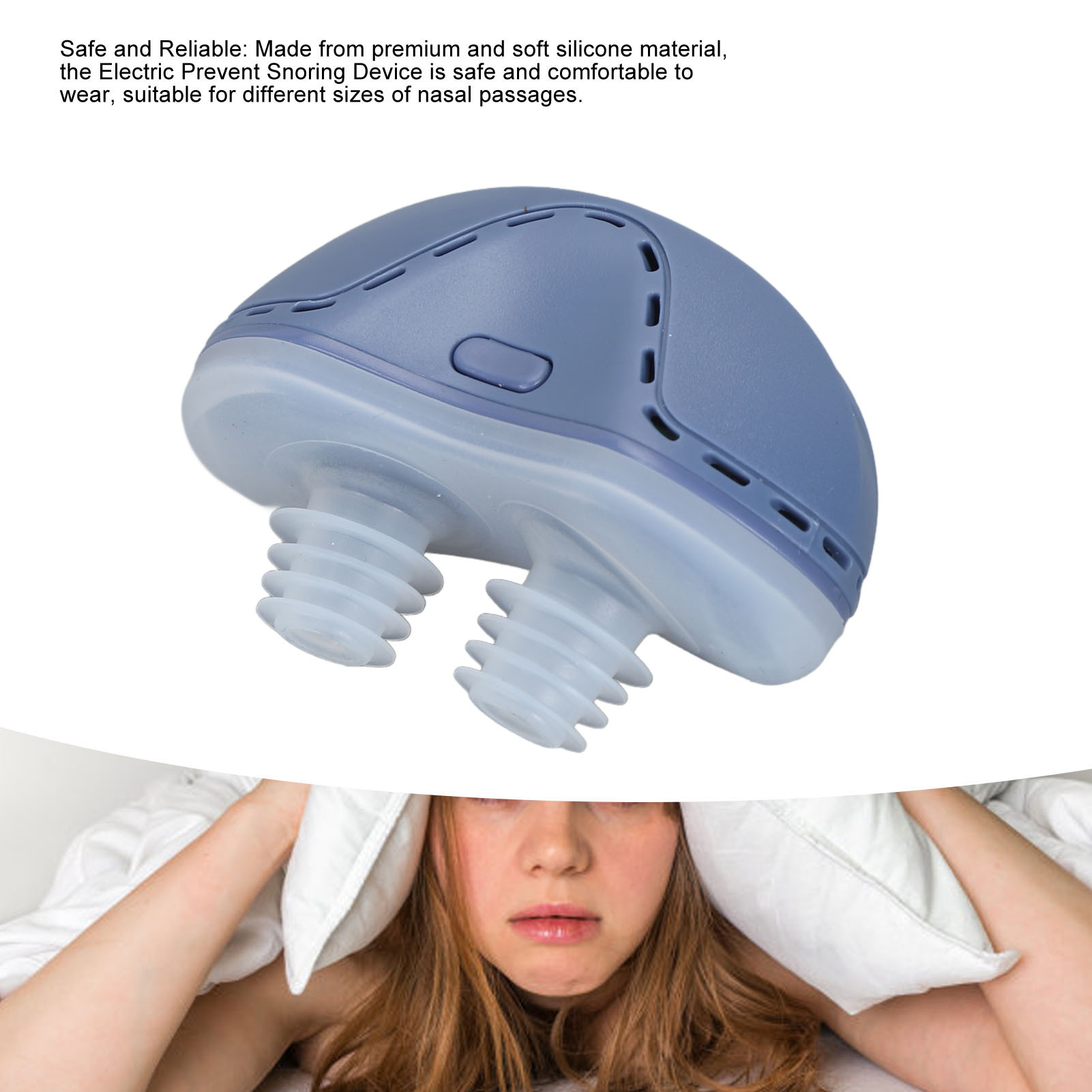 DEBUY Elektrisches Anti-Schnarch-Gert | USB Wiederaufladbar, Tragbar-  Schnarch Reduzierung- Blau Massagegert Blau | MediaMarkt
