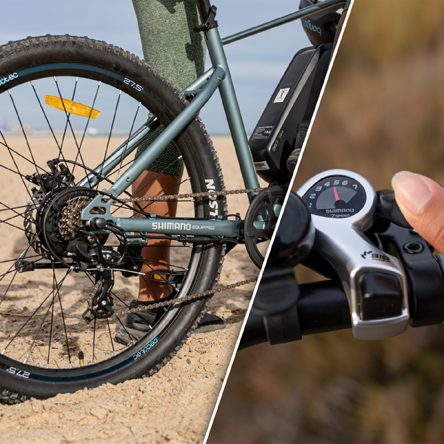 Bicicleta de Trekking CECOTEC e-Xplore, Azul