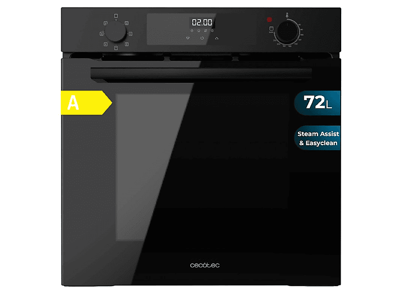 Horno multifunción - CECOTEC Bolero Hexa M226000 Glass Black  A