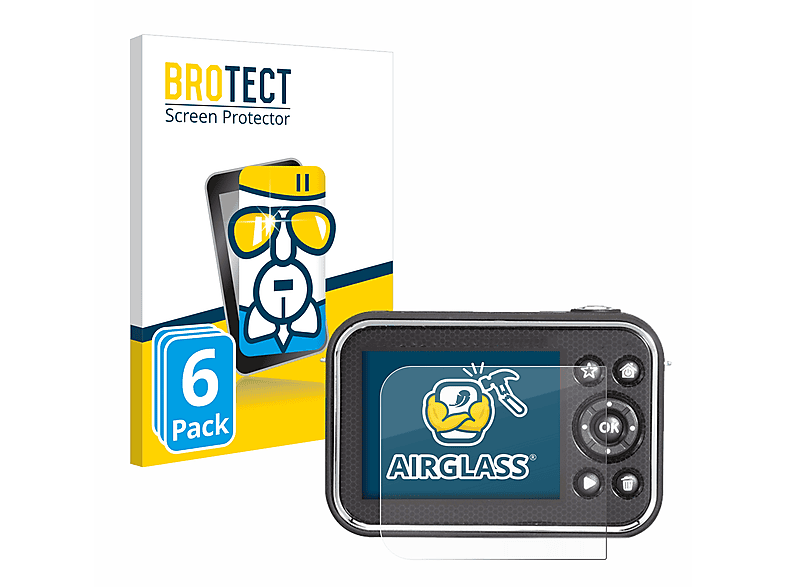 Brotect Pellicola Protettiva Per Vtech Kidicom Max (2 Pezzi), Trasparente, Anti-Impronta, Made In Germany
