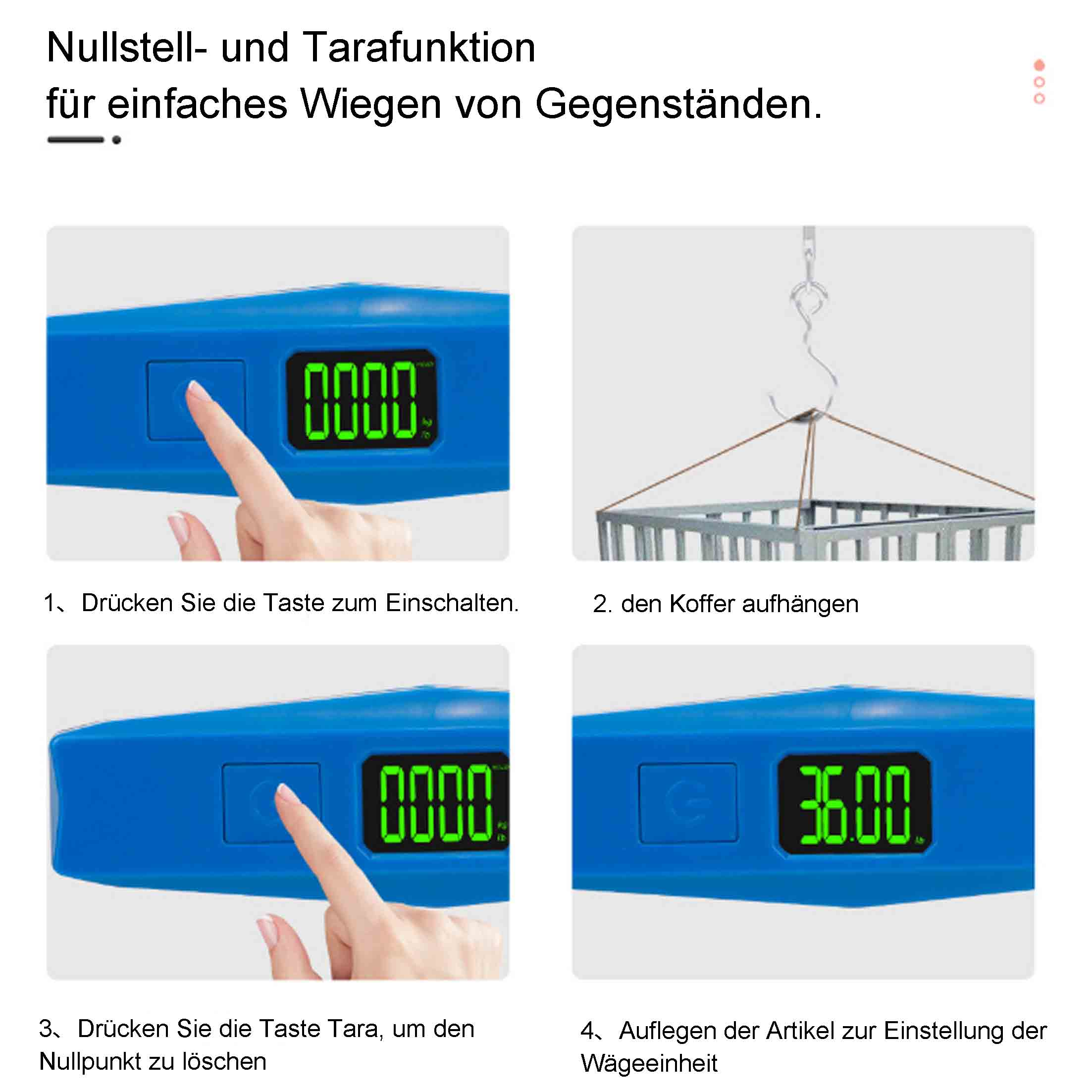 Ein blauer digitaler Sprachrekorder mit einer weißen Ohrgrafik und Schallwellen.