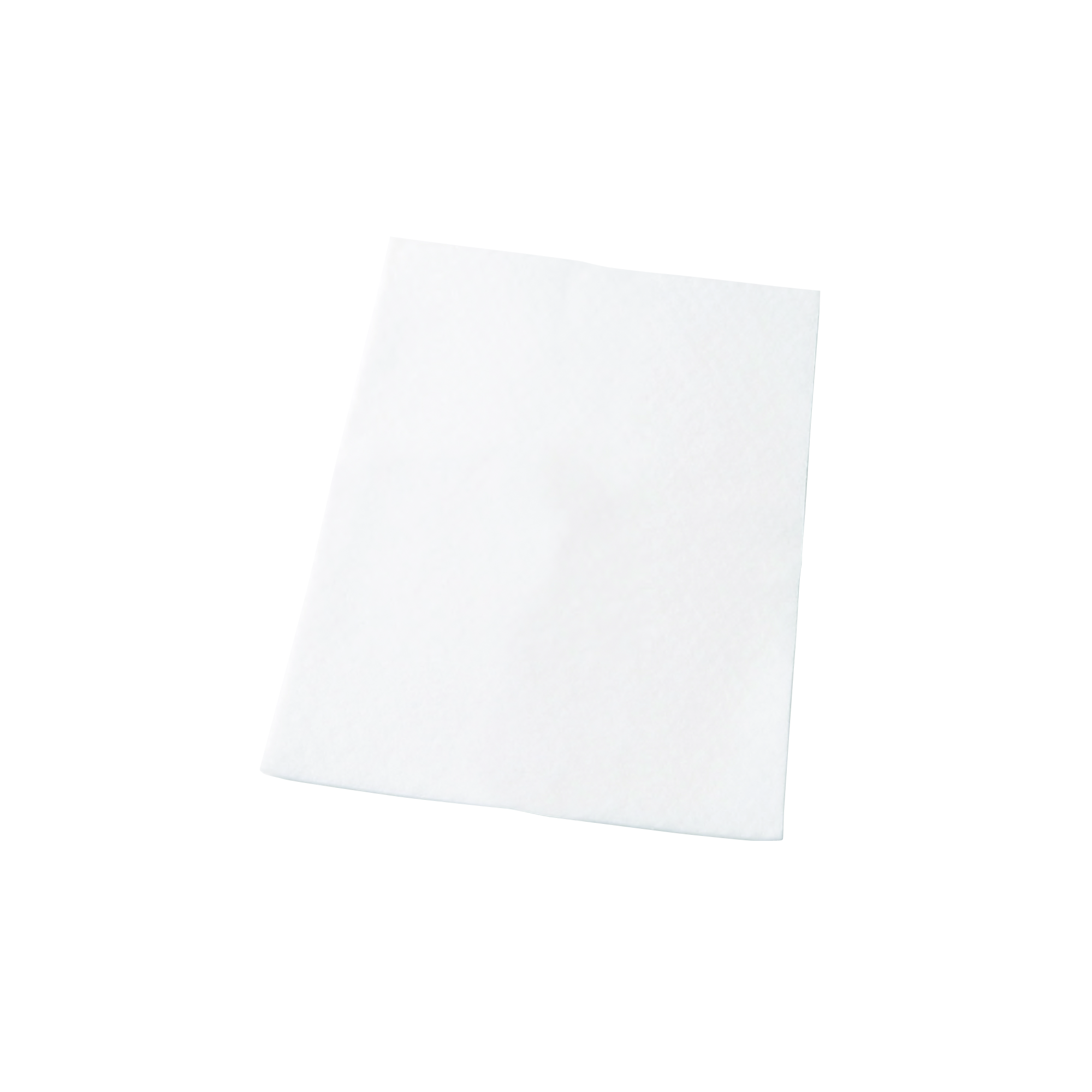Hoja de papel cuadrada blanca sobre fondo negro. Está en blanco.