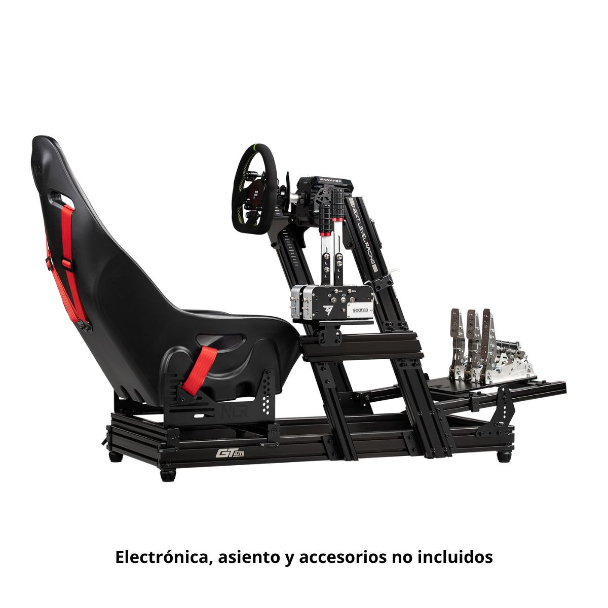 Cockpit - NEXT LEVEL RACING GT Elite Lite Side & Front Plate Edition, Negro
