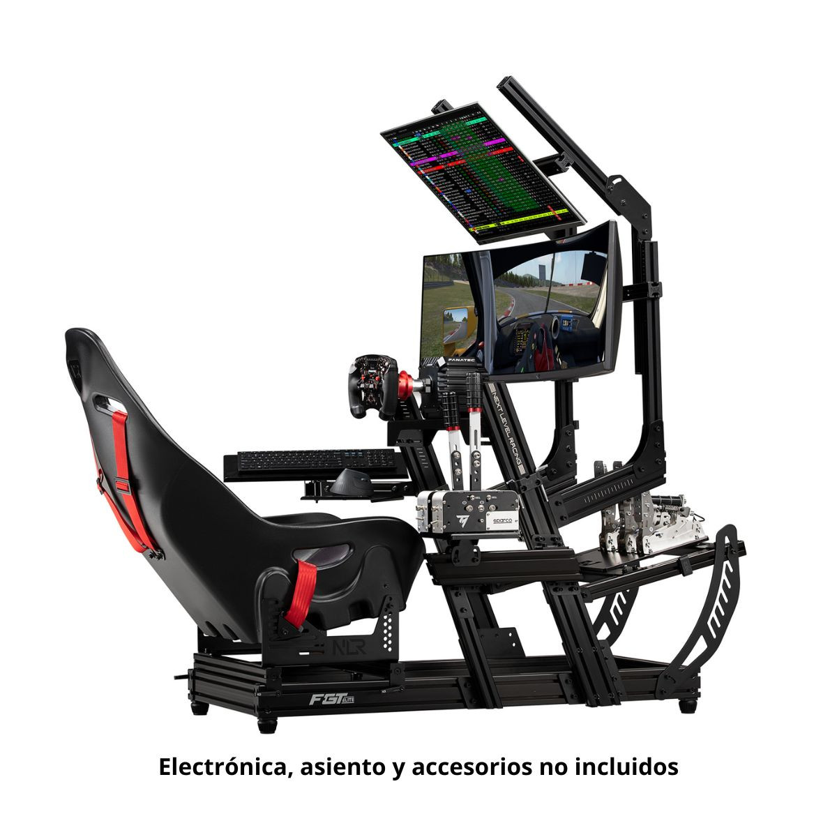 SUPPORTO VOLANTE NEXT LEVEL RACING FGT Elite Lite Wheel Plate Edition, Fanatec, Thrustmaster, Logitech