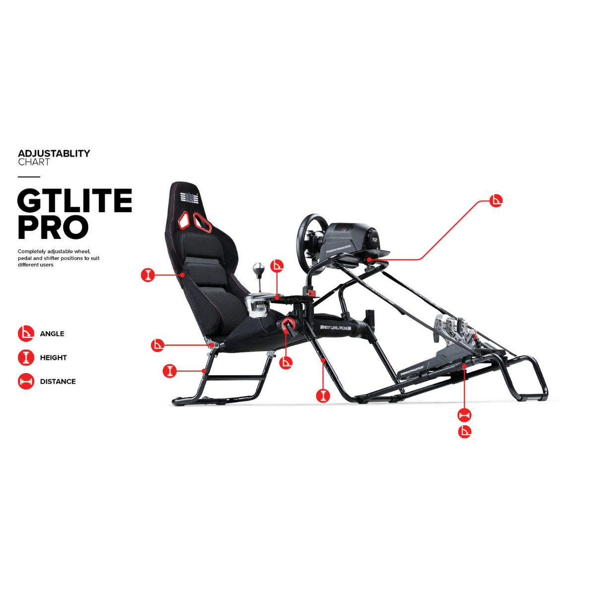 NEXT LEVEL RACING NLR-S031 GT LITE PRO FOLDABLE COCKPIT