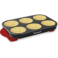 MediaMarkt TECHWOOD MINI CREPE MAKER Grill Zwart aanbieding