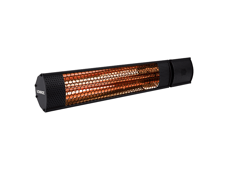 Vonroc Heater Marsili 2000W - Met afstandsbediening | Zwart